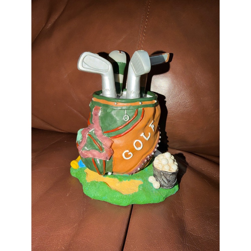 Supreme Golf Bag Cheese Spreader Set 4 Stainless Steel Golf‎ Club Knives Resin